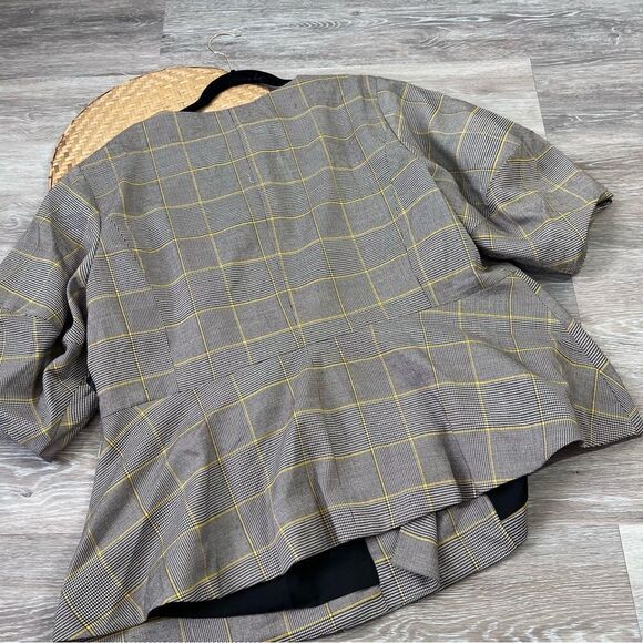 Nwt eloquii plaid short sleeve blazer - Picture 4 of 7